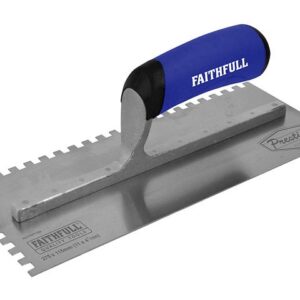 Prestige Stainless 6mm Notched Trowel 275 x 115mm