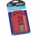 Blue Spot 50 Piece Utility Blades in Dispenser